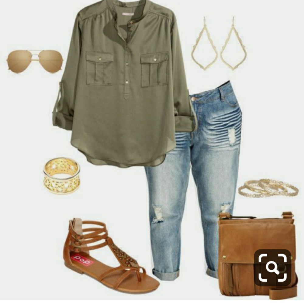 5 item Plus size style summer outfit XL-3X - Picture 1 of 7